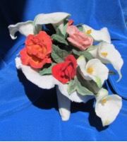 felted flower bouquet